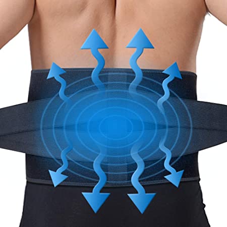 Ice Pack for Lower Back Pain Relief - Hot Cold Back Brace - for Lumbar, Waist, Abdomen, Hip Back Injuries - Relieve Sciatica, Coccyx, Scoliosis Herniated Disc - Back Support Belt for Men Women ARRIS…