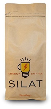 World's Strongest Ground Coffee Beans, Silat Energy Coffee, Artisanal Italian Rich Coffee, Smooth Tasting, Single Origin and Wet Processed 1lbs/454g bags