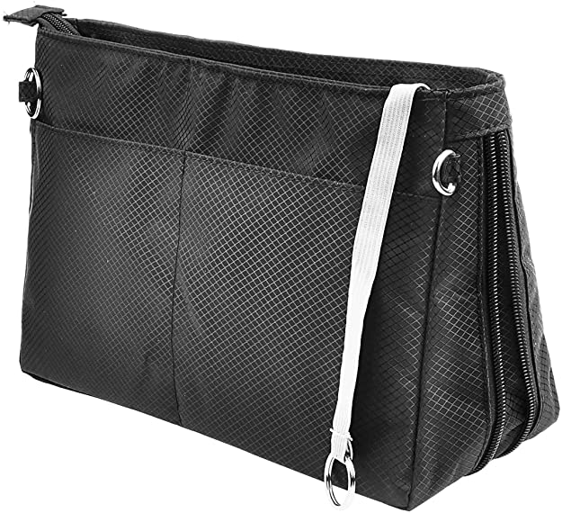 Vercord Expandable Nylon Handbag Purse Organizer Insert Liner Shaper Bag in Bag 3 Size