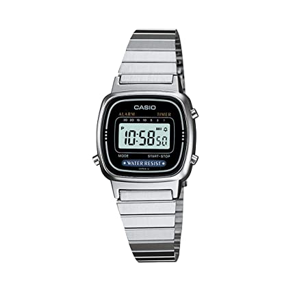 Casio Vintage Series Digital Grey Dial Women's Watch-LA670WD-1DF