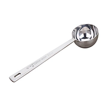 Premium Coffee Scoop, Anxinke 15ML Stainless Steel Measuring Coffee Spoon with Long Handled