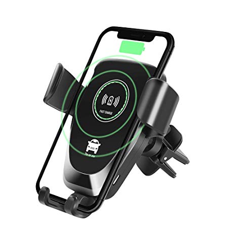 Air Vent Phone Holder for Samsung Galaxy S8 S7/S7 Edge, Note 8 5, Standard Charge for iPhone X, 8/8 Plus and Qi Enabled Charger