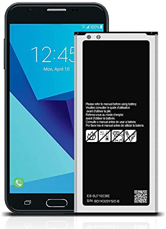 Replacement Battery for Verizon Samsung Galaxy J7 V SM-J727V,J7 Sky Pro,J7 Prime Battery EB-BJ710CBE