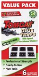 Tomcat Mouse Size Glue Traps 6-Pack Eugenol Formula