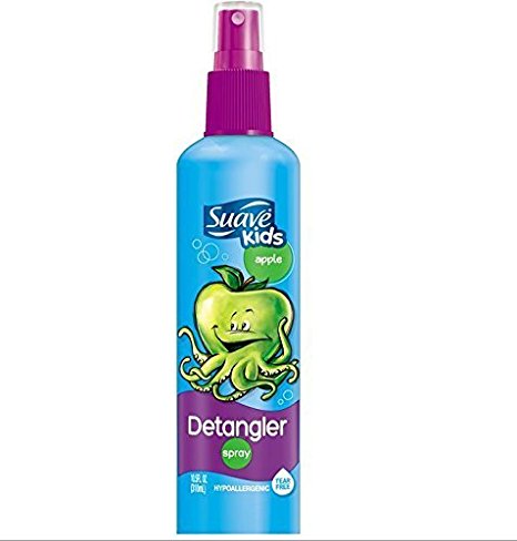 (2 Pack) Suave Kids Apple Detangler Spray, 10.5 Fl. Oz.