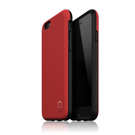 Patchworks ITG Level Case Red for iPhone 6s Plus / 6 Plus - Military Grade Protection Case, Extra Protection for ITG Tempered Glass Screen Protector