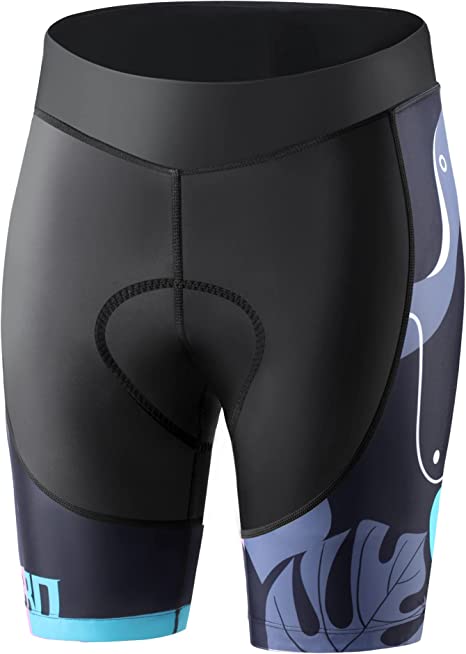 Zacro Women's Cycling Bike Shorts - 4D Padded Bike Shorts Women with Pockets