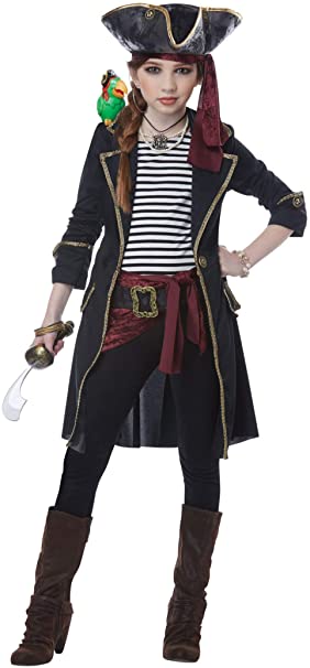 California Costumes High Seas Captain Girl Costume