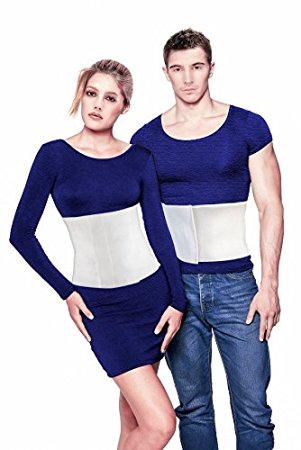 Most Comfortable Abdominal Binder, Additional Plush Foam Panel Added for Pleasant Wear, Post Pregnancy, Post-Operative and Abdominal Injuries Support (Large (60" - 75"), 12" High)