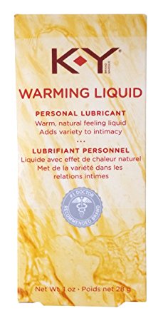 KY Warming Liquid Personal Lubricant Warm, Sex Lube Natural Feeling Liquid : Size 3 Ounces, (3 x 1 oz bottles)