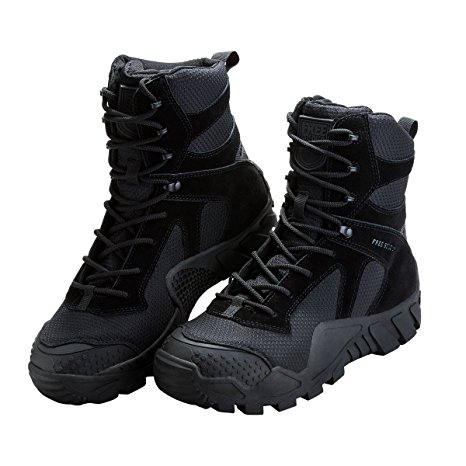 FREE SOLDIER Men’s Boots All Terrain Shoes Winter Tactical Duty Work Boots