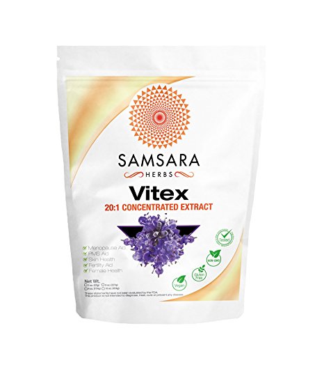 Vitex (Chasteberry / Chaste Tree Berry) Extract Powder - 20:1 Concentration (2oz/57g)