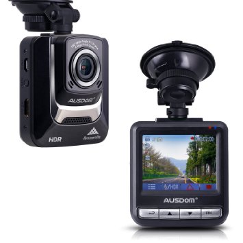 Ausdom AD282 Car Dash Camera 1296P Full HD Video Recorder Dash Cams for Cars with 16GB SD Card