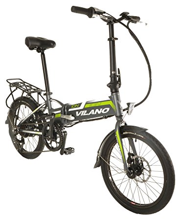 Vilano ION Electric Folding Bike, 20-Inch Wheels