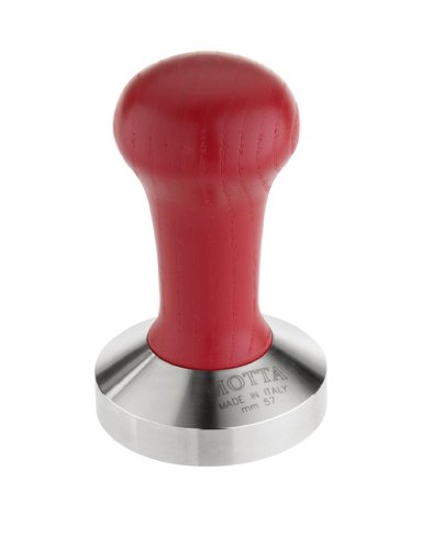 Motta 8170/R Tamper Base Stainless Steel 2.24 Inches Handle Red