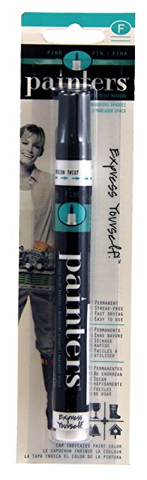 Elmer's Painters Opaque Paint Marker, Fine Tip, Black