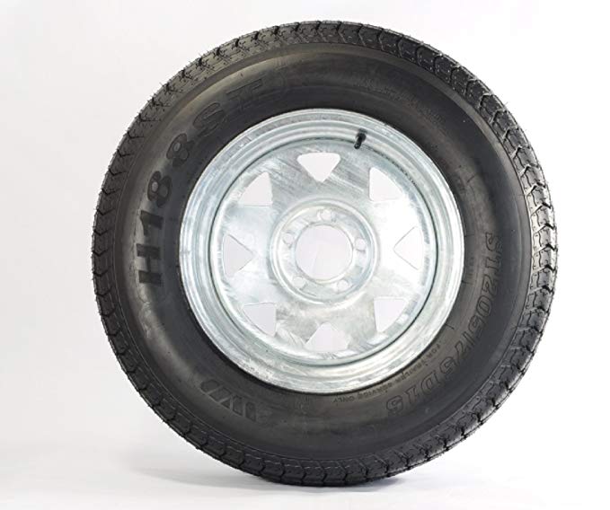205/75D14 Trailer Tire (205/75D14 Trailer Tire - Galvanized Rim)