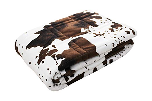 Pine and River Ultra Plush Weighted Blanket -Great for Winter | Minky Warm Luxury - (60"x80", 20 lb) | Designer Blanket | One Piece Construction | Enjoy Quality Sleep Anywhere