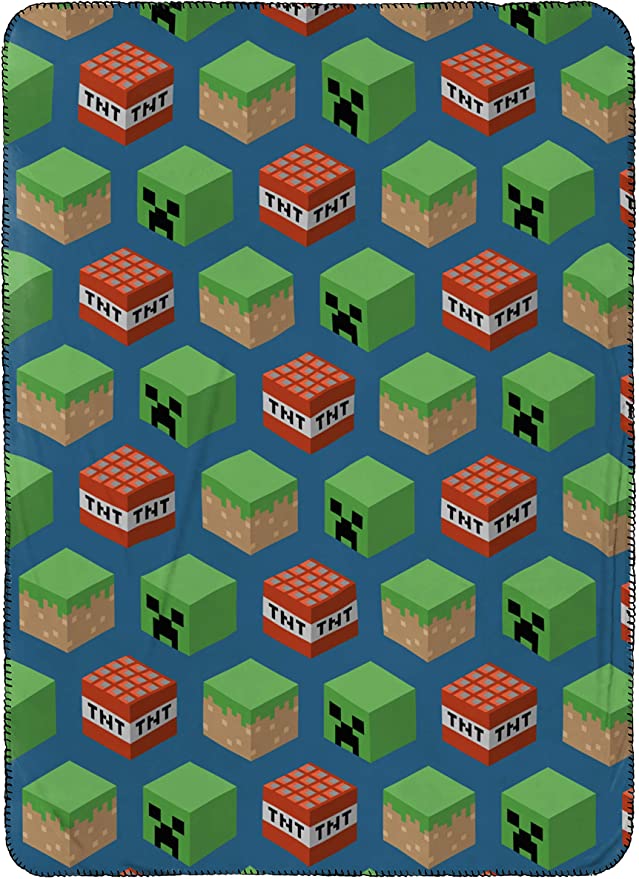 Jay Franco Kids Travel Blanket Minecraft