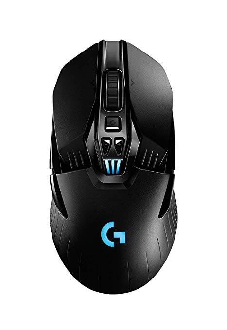 Logitech G903 Lightspeed Wireless Gaming Mouse W/Hero 16K Sensor, 140  Hour with Rechargeable Battery and Lightsync RGB. PowerPlay Compatible, Ambidextrous, 107G 10G Optional, 16, 000 DPI