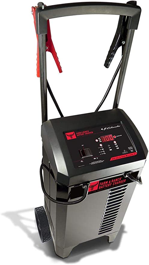 Schumacher FR01336 Battery Charger with Engine Starter Boost, and Maintainer - 250 Amp/50 Amp, 6V/12V - for Cars, Trucks, SUVs, Marine, RVs, and Farm Equipment