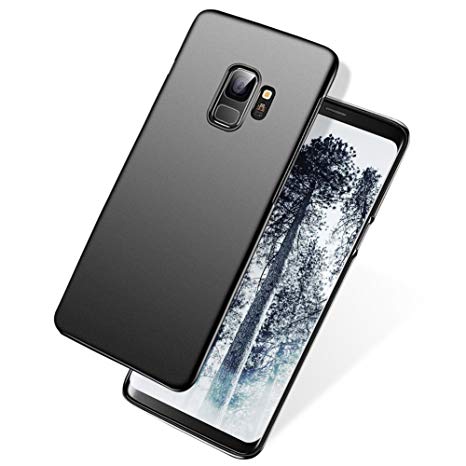 Galaxy S9 Case, Meidom Shockproof and Antiskid Samsung S9 Case with Full Cover for Samsung Galaxy S9, Screen Protector Friendly-Black