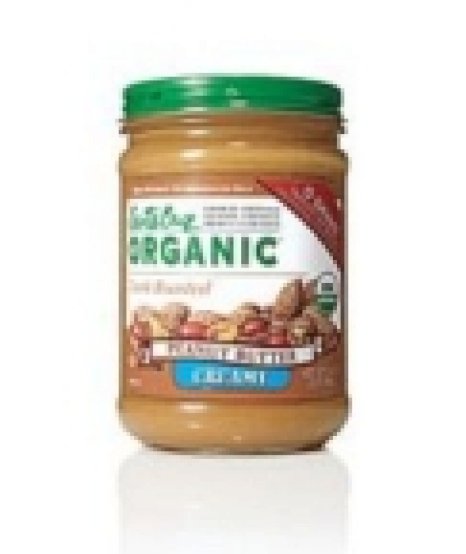 Santa Cruz Organic Peanut Butter Dark Roasted Creamy -- 16 oz
