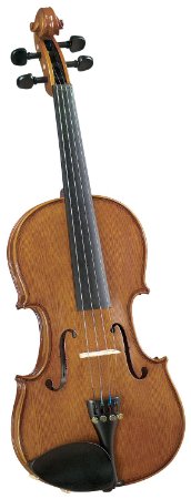 Cremona SV-175 Premier Student Violin Outfit Full Size, Ebony Fittings, Aging Toner, Prelude Strings, Deluxe  Case