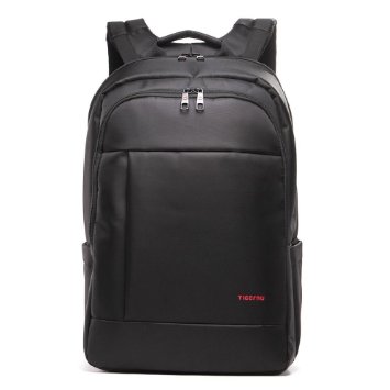 Tigernu Laptop Rucksack 17.3 inch Laptop Waterproof Resistant Anti-Theft Zip School Business Backpack Bags-Black