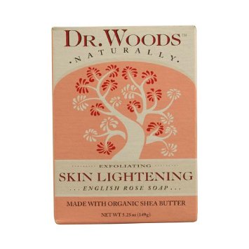 Dr Woods Bar Soap Skin Lightening English Rose 525 Ounce