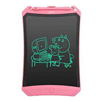 (Upgrade Version) 8.5 inch Robot Pad with Lock Button Brighter Writing - HOMESTEC Graphics Drawing Board, Magnetic Fridge Message Whiteboard for Home Office Use with Stylus (Pink)