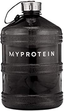 MYPROTEIN 1 Gallon Water Jug BPA Free Gallon Water Bottle With Handle Huge 128 oz Capacity Heavy Duty Leakproof Gym Bottle Easy To Use Stainless Steel Cap