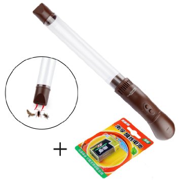 HNCSMILE Insect and Bug Catcher Bug Vacuum Spider Catcher, Powerful Battery Included, Coffee