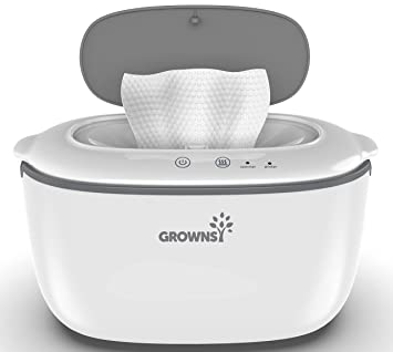 Wipe Warmer | Wipe Dispenser | Baby Diaper Warmer | Wipes Holder BPA-Free with 2 Modes Control, Evenly and Quickly Top Heating, Large Capacity, Silent for Baby, Perfect Warmth