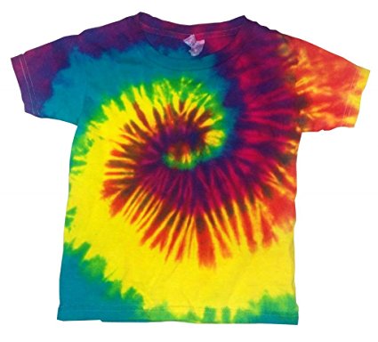 Buy Cool Shirts Toddler Tie Dye Shirt Multi Color Reactive Rainbow T-Shirt