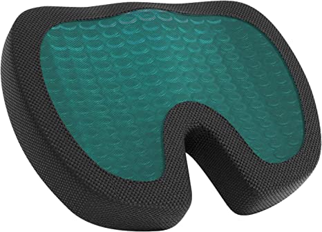 AmazonBasics Gel Enhanced Seat Cushion for Office Chair