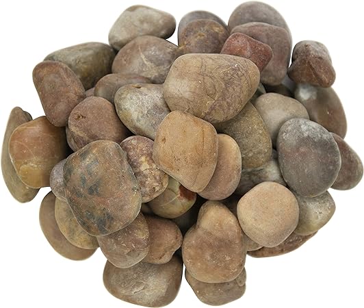 MSI Decorative Polished Red Pebbles, 1.2 inch - 2 inch, Multicolor, 40 lb. Bag