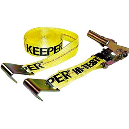 Keeper 04623 27 x 2" Ratchet Tie-Down with Flat Hooks