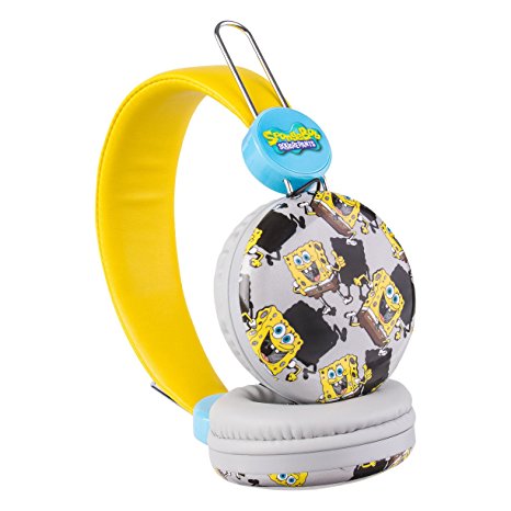 Over the Ear Kids Safe Headphones (Spongebob)
