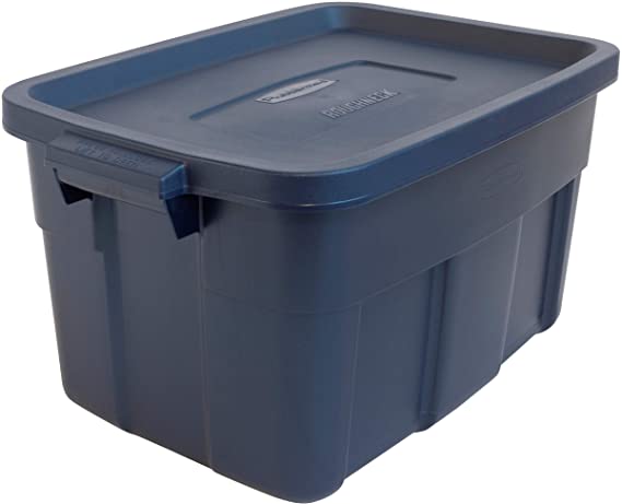 Rubbermaid 14 Gal Pack of 6 Roughneck️ Storage Totes Durable, Reusable, Set of Plastic Storage Bins