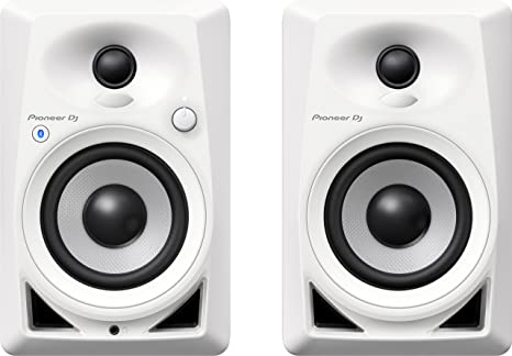 Pioneer DJ Studio Monitor, White (DM40BTW)