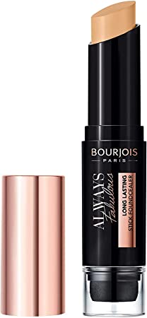 Bourjois Always Fabulous 24 Hour 2-in-1 Foundation and Concealer Stick with Blender, 310 Beige
