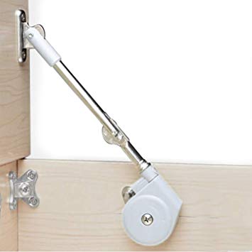 Lid Stay 105 Degree Open with Soft Close, Lid Support for Toy Box and Upward Top-Opening Flap Doors, Easy to Install