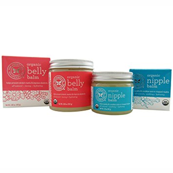 Honest Company Organic Belly Balm (3.85 oz)   Organic Nipple Balm (1.8 oz)