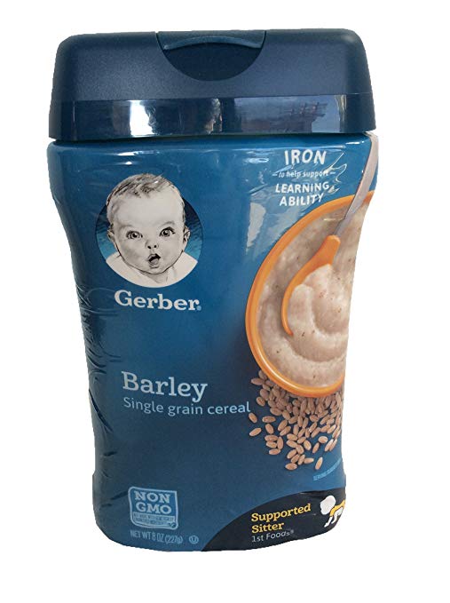 Gerber, Cereal For Baby, Single Grain Barley, 8 oz (227 g)