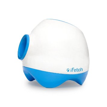 iFetch Too Interactive Ball Thrower for Dogs-Launches Standard Tennis Balls, Large