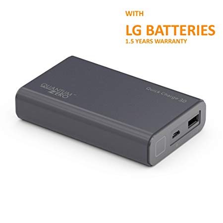 QuantumZERO Standby Quick Charge QC3.0 Power Bank [with Premium LG Batteries] (10050 mAh)