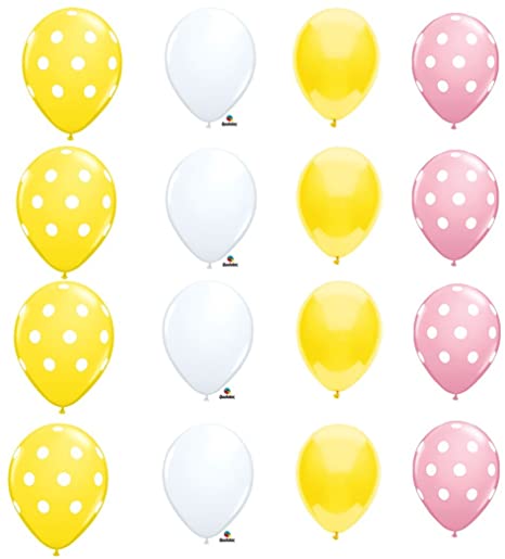 Coordinating LATEX PINK LEMONADE STAND LEMON Birthday Balloons Decoration Supplies Fair Summer Picnic