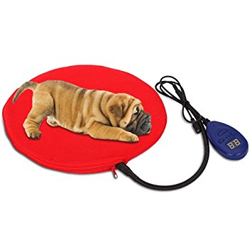 Heating Pads For Pets, Petcaree Warming Dog Beds, Pet Mat with Chew Resistant Cord Soft Removable Cover