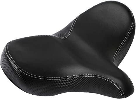 NAMUCUO Wide Comfortable Bike Seat-Bicycle Saddle is Thickened, Widened, High Rebound Foam Padded, Soft and Breathable Double Spring Design, Suitable for Most Indoor and Outdoor Bike.1 Year Warranty